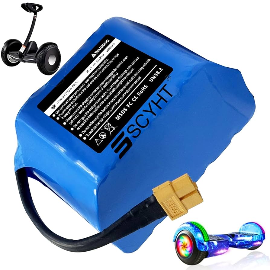 W*h様 AC09 Li-ion BATTERY 24V 105g SSCYHT 25.2V 4000mAh Hoverboard Battery 24V 4Ah Lithium ion
